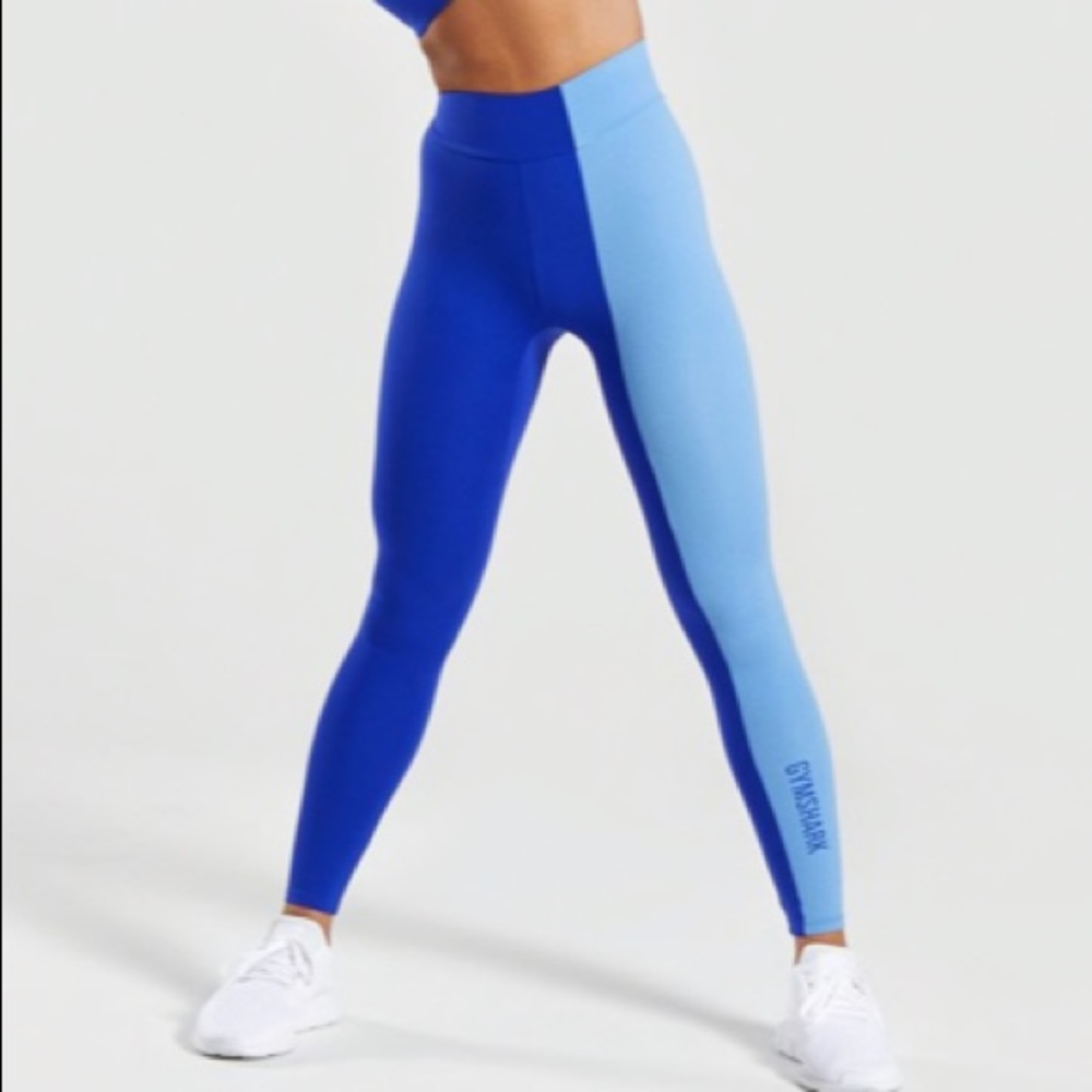 Blue gymshark leggings